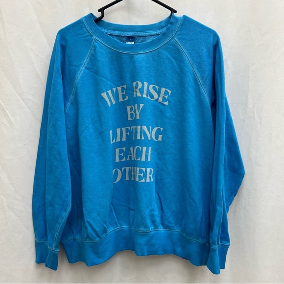 Old Navy Sweaters - Old Navy Inspirational Women's Crew Neck Sweater Size Large Blue
